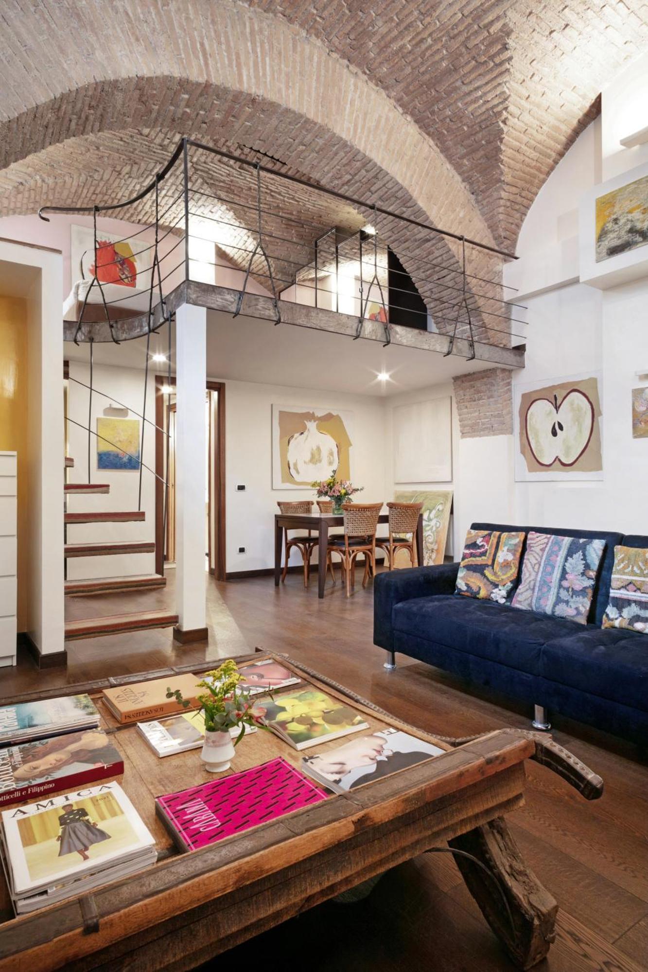 Trasteverehome - Artists Loft With Private Parking In Trastevere Casa de Férias